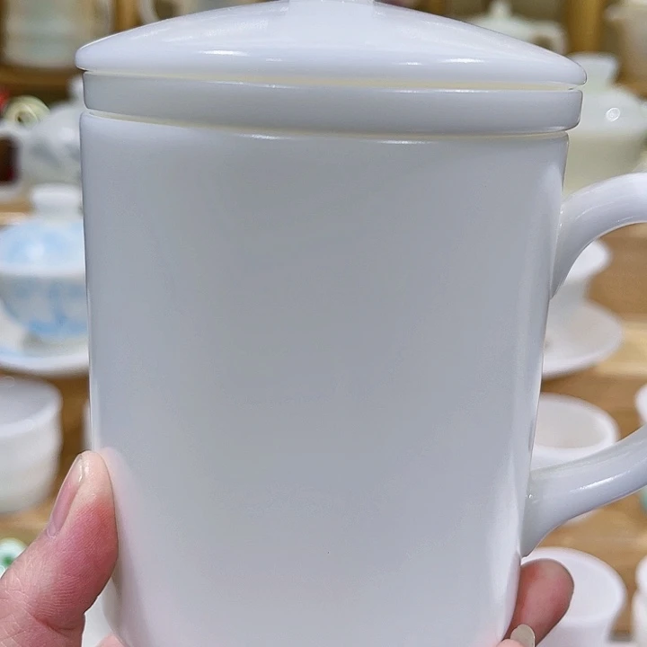 高冰素烧三件套办公杯400