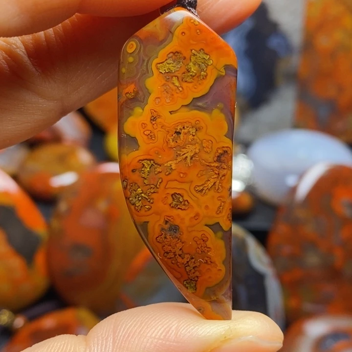 玛瑙/玉髓吊坠(不含链)未镶嵌