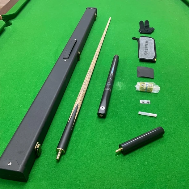 【蓝莲花】3/4分体小头台球杆高级白蜡木3/4分体桌球杆中式八球杆