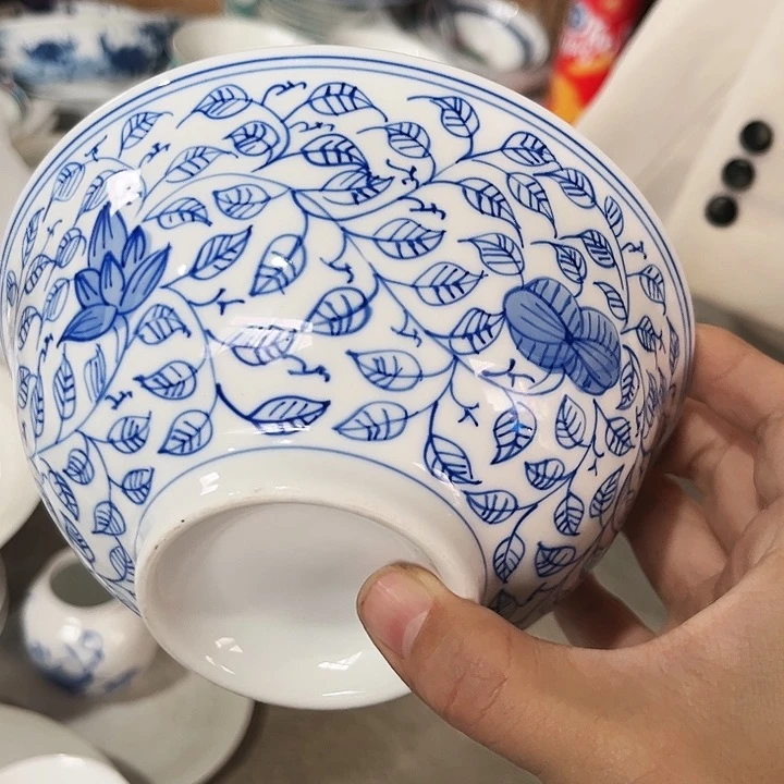 碗6寸手绘碗一个陶瓷