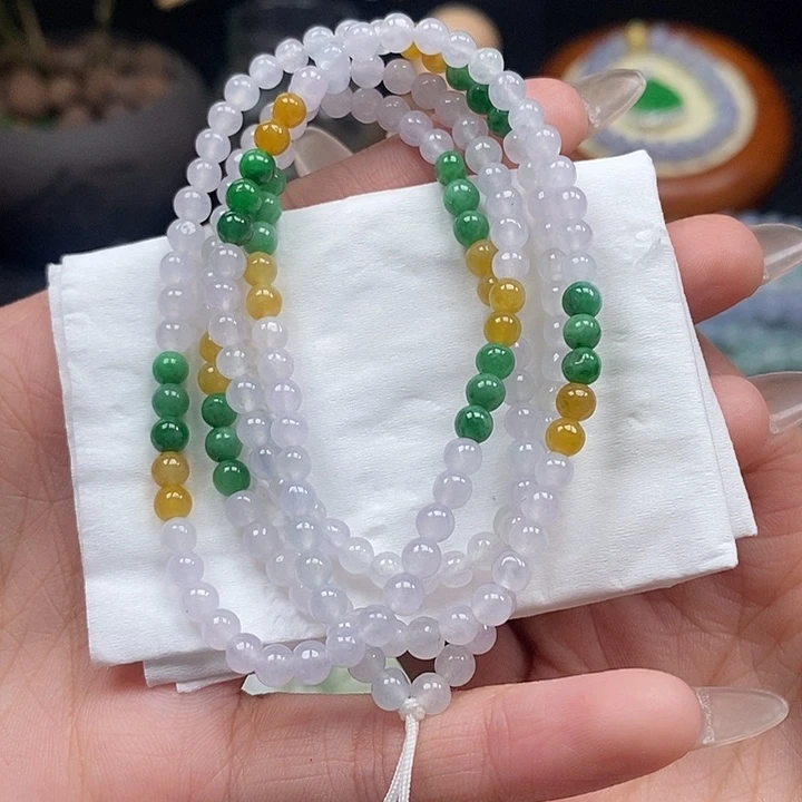 翡翠挂件未镶嵌珠链