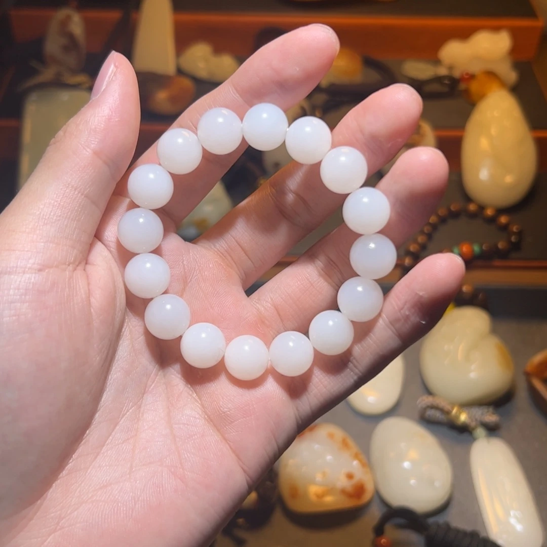 和田玉颈饰未镶嵌正**✨