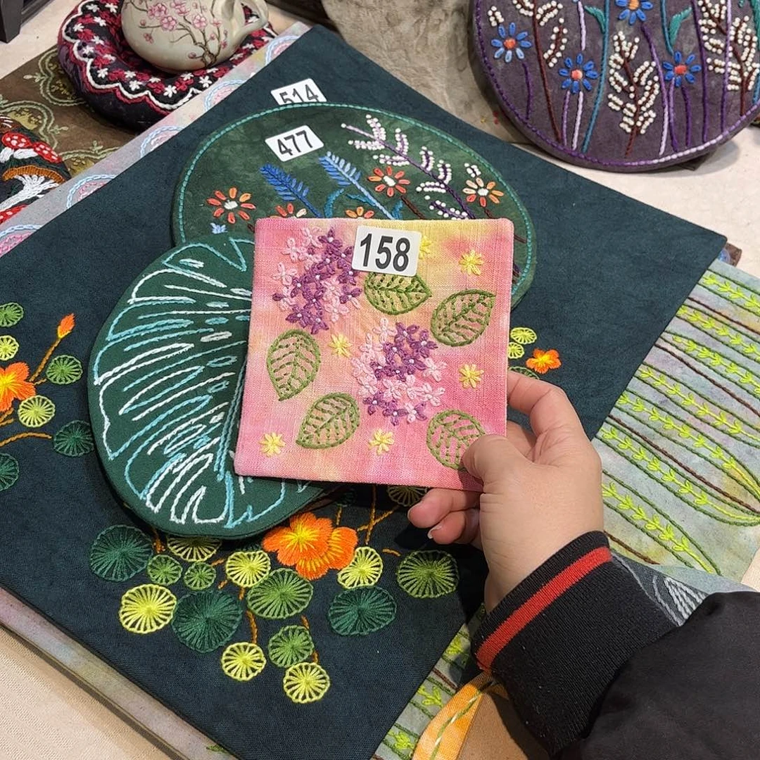 刺子绣杯垫美美价