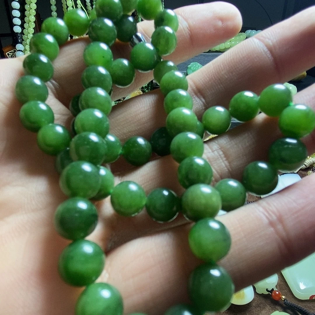 和田玉未镶嵌项链