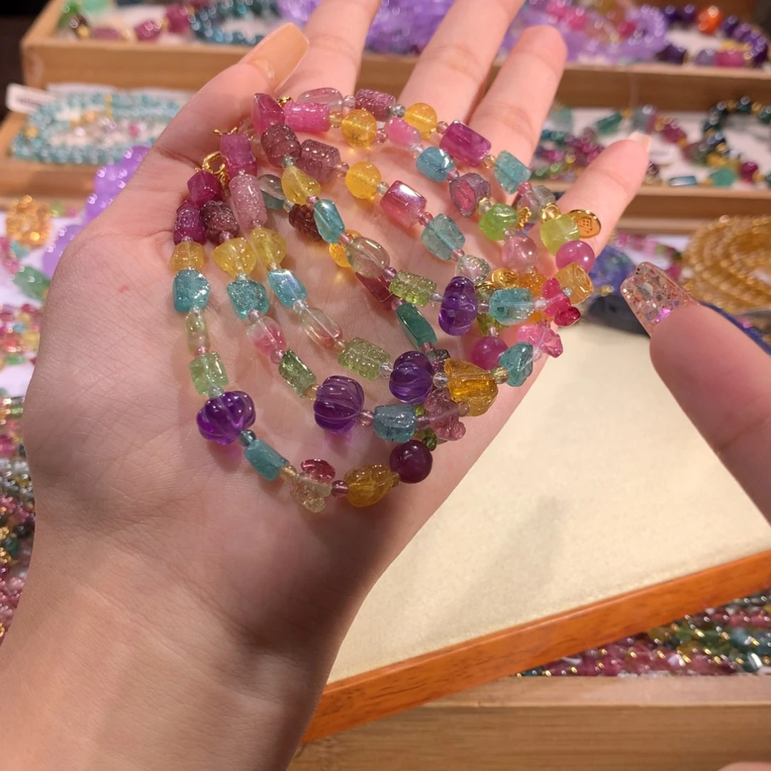 手串未镶嵌碧玺多样性发货其一