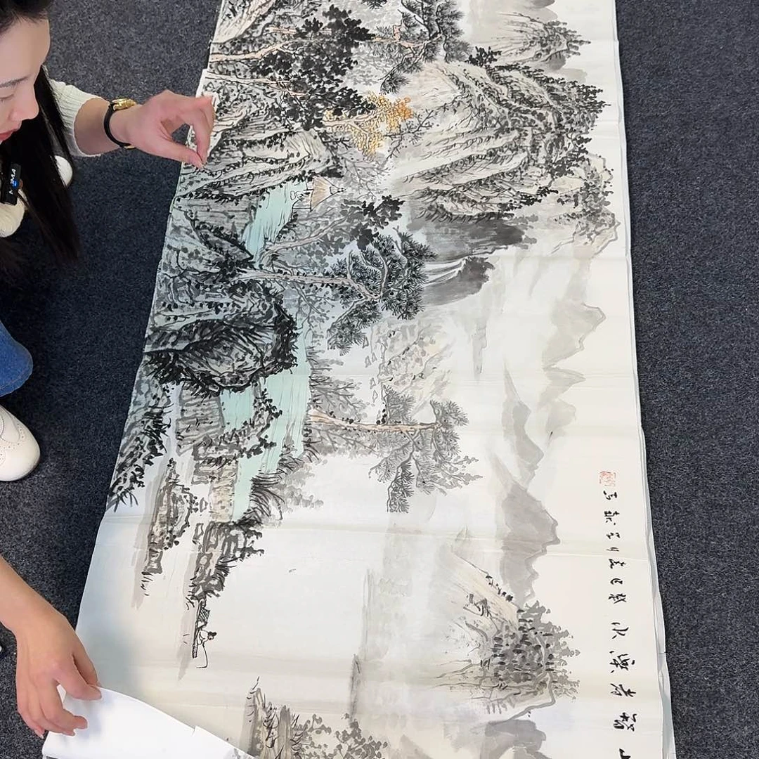 纯手绘国画作品好看