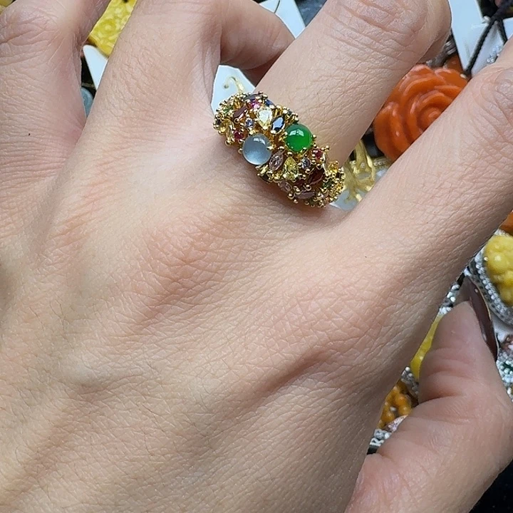 翡翠未镶嵌项链翡翠