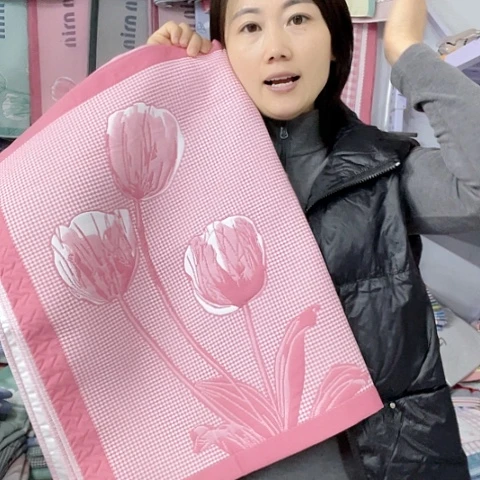 棉特价粉色郁金香