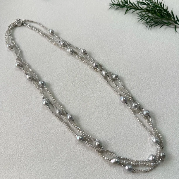 【六六中古】孤品海水珍珠项链te4958链长62