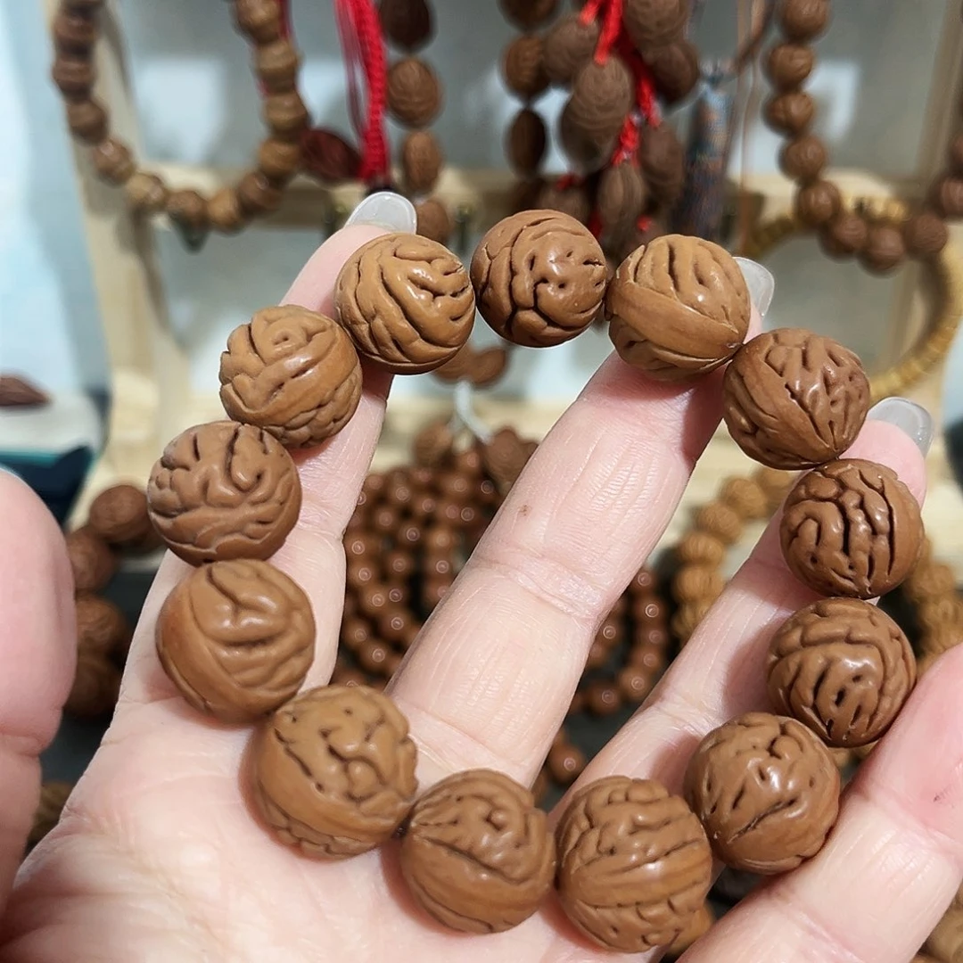 林***青野生桃枭大籽手串