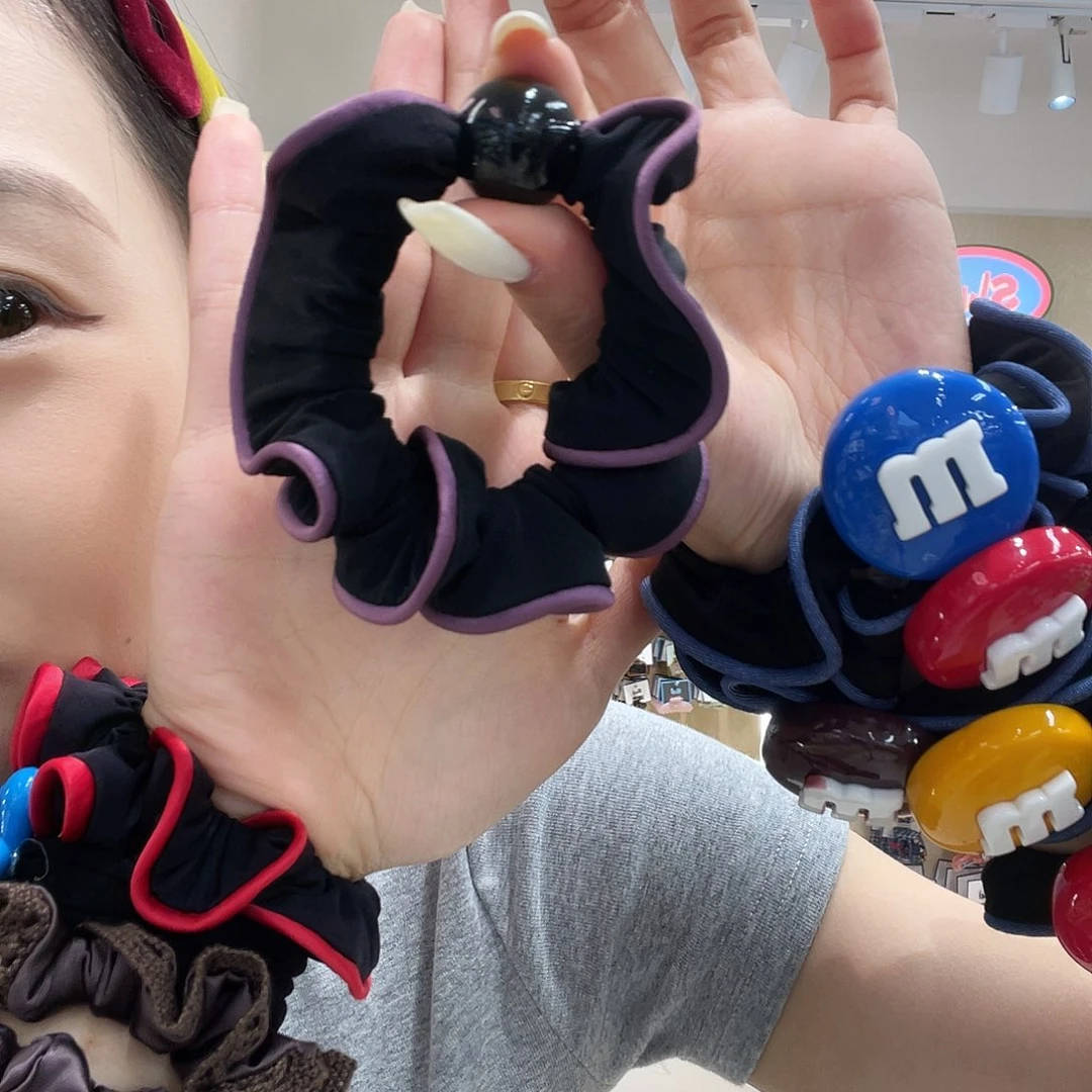 布艺非金属紫边黑面膜