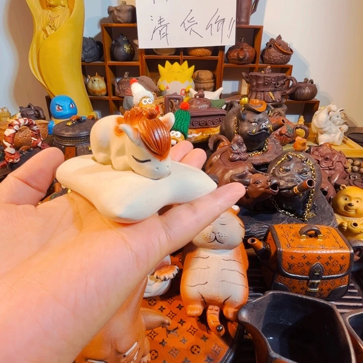 萝***于拼配泥茶壶纯手工制作方法