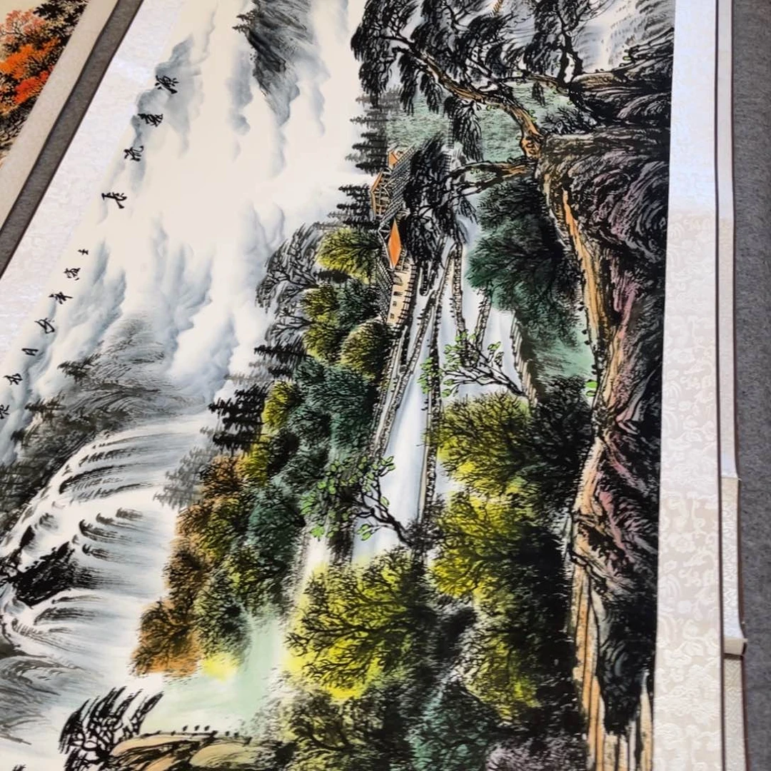 源远流长六尺横幅东方美学装饰画210*70