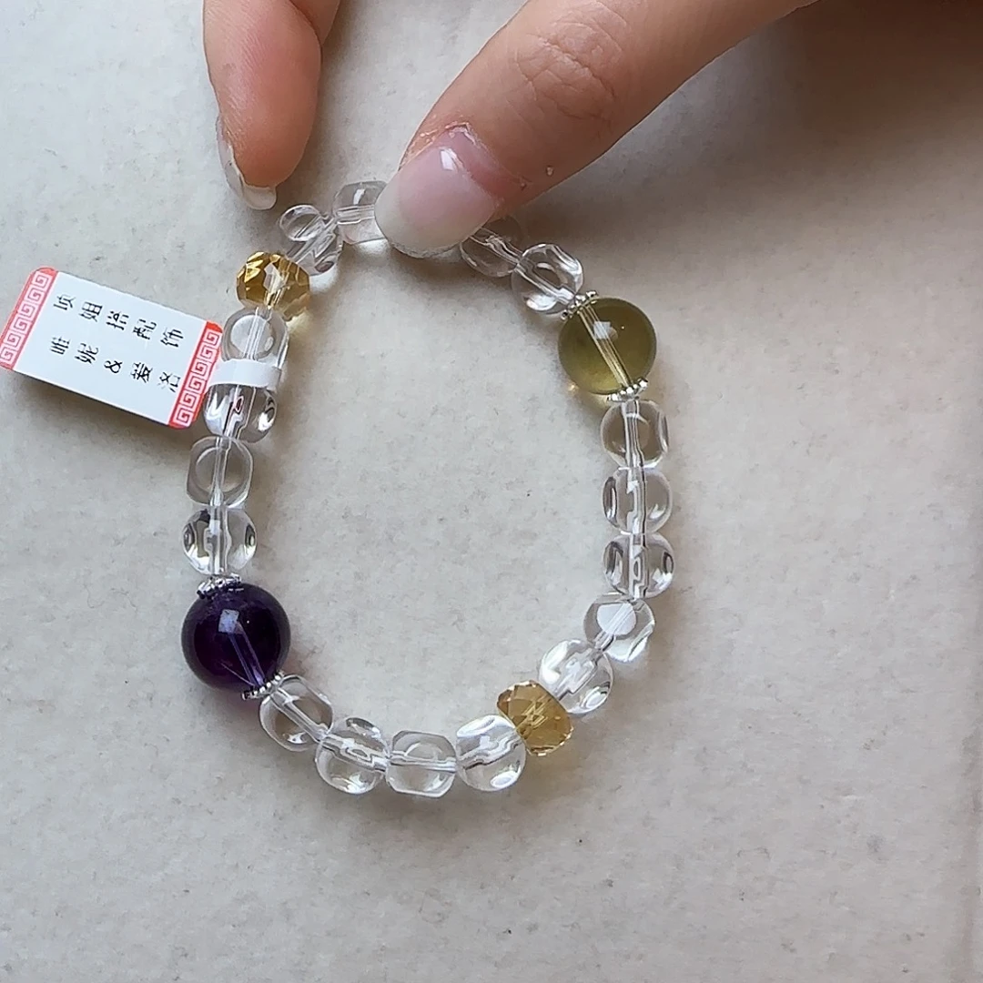 水晶手链未镶嵌大气上档次