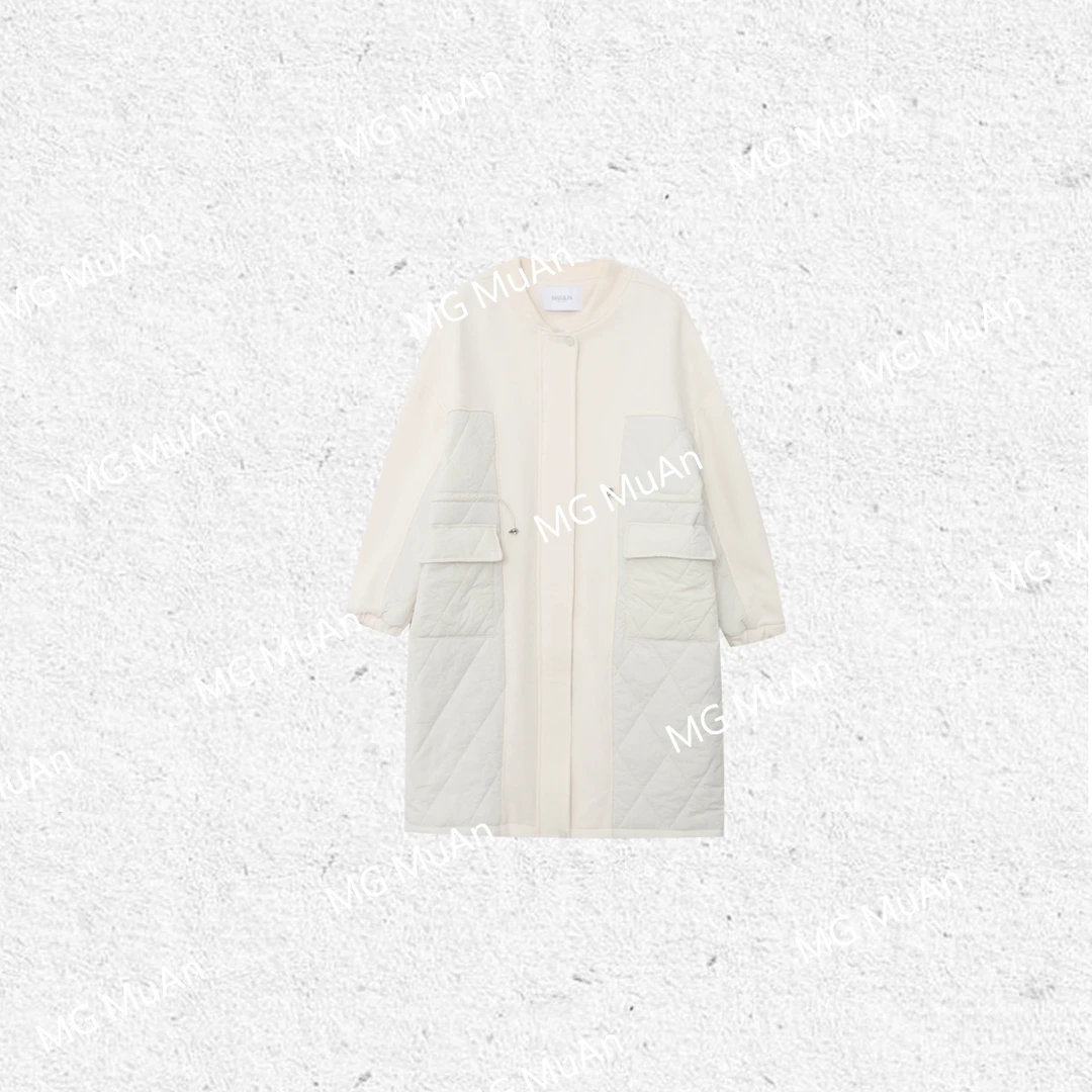 JADE阿毛：《圣马丁棉服》定制高级拼接长袖棉服外套上衣女DS-9097