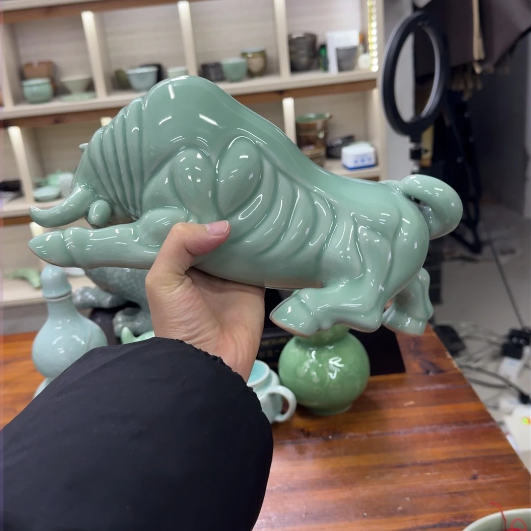 龙泉青瓷茶具微瑕6990
