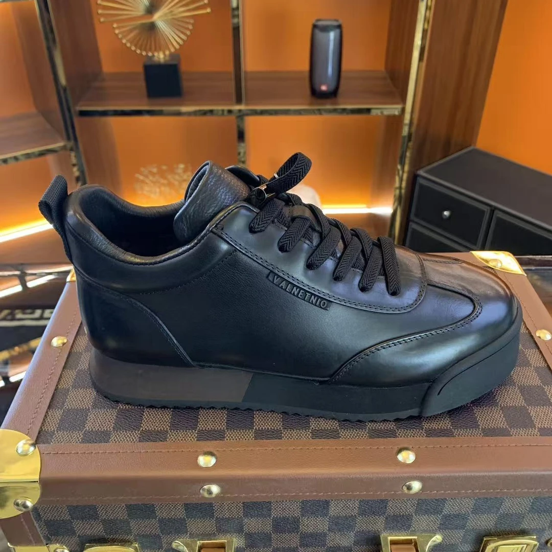 XD839（有单有棉）秋冬新款单鞋男士休闲皮鞋鞋