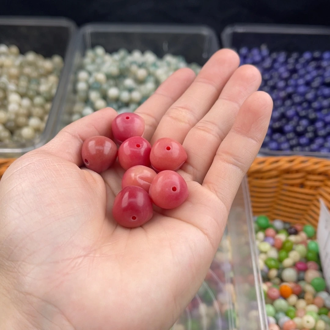 白玉菩提吊坠z 15mm/20颗 /锅底不售后