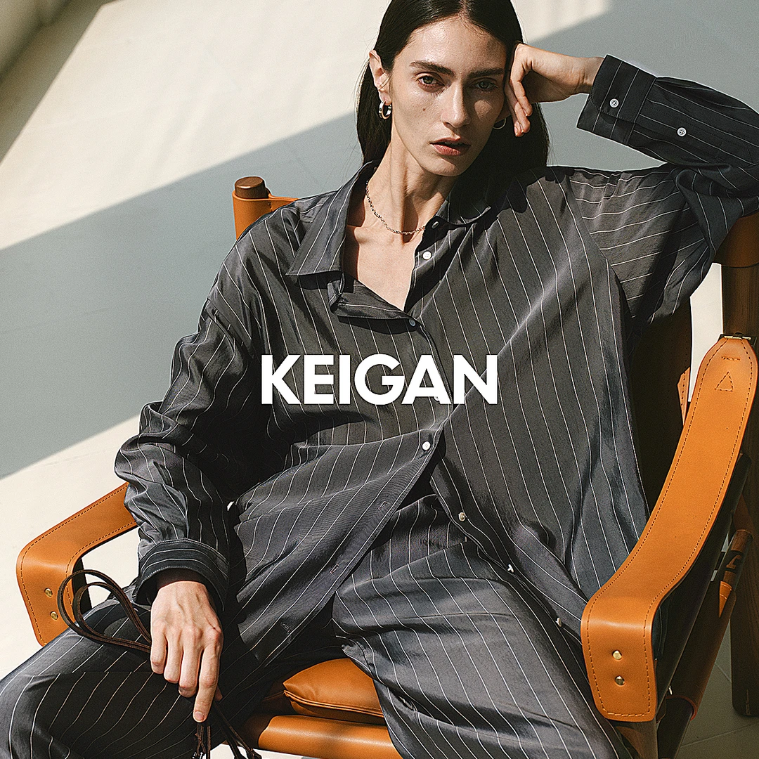 开间/日本进口 轻盈垂感铜氨棉松弛極简ROW风色织条纹衬衫空气裤