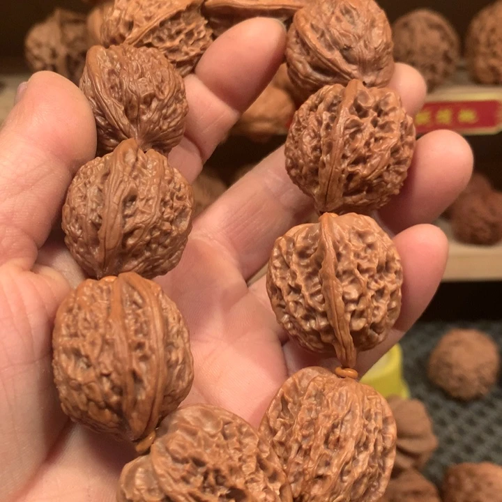 桃核吊坠2.7尺虎头串十一一颗籽