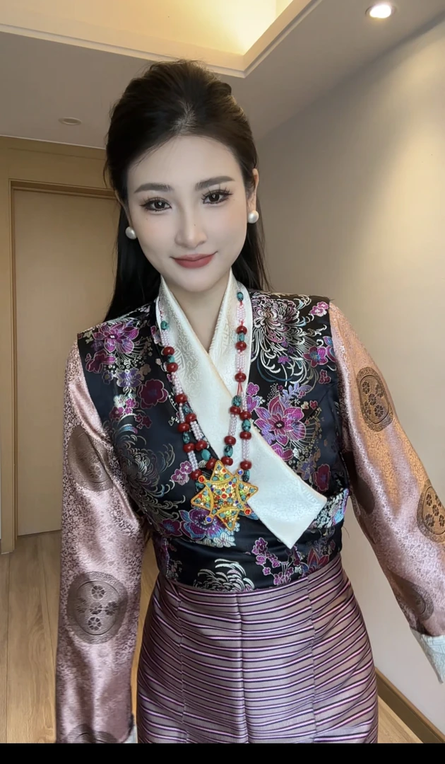 25年新款缎面气质假两件博拉裙