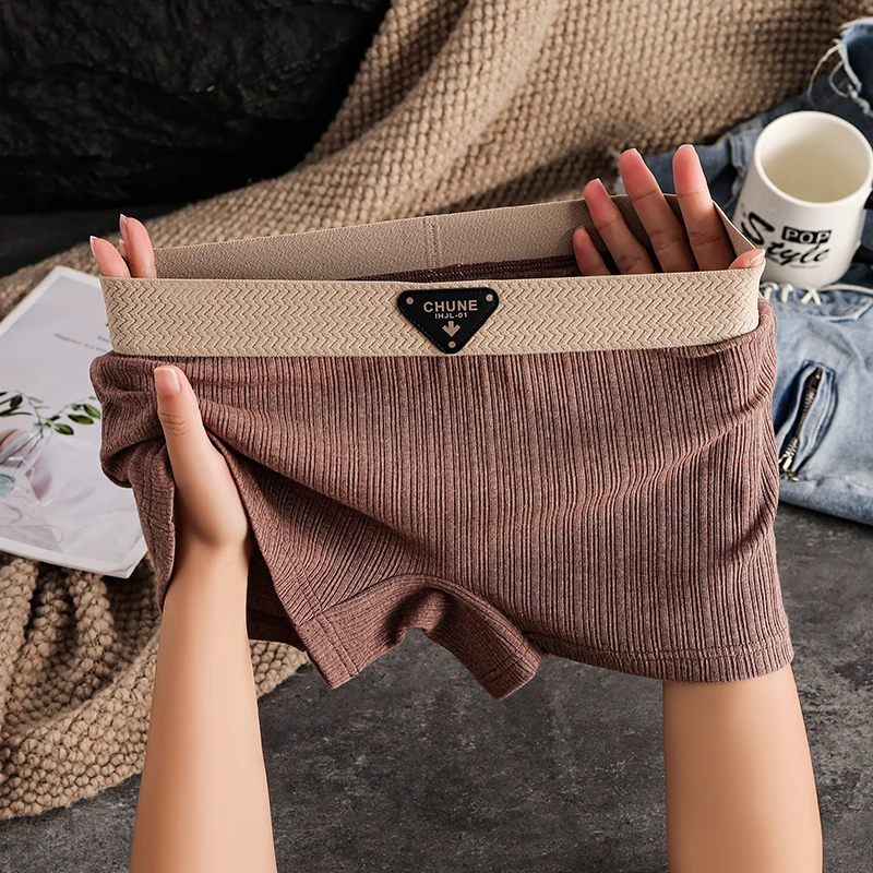 安全裤内裤女款2025新款网红爆款职场性感平角女生防走光四角裤头