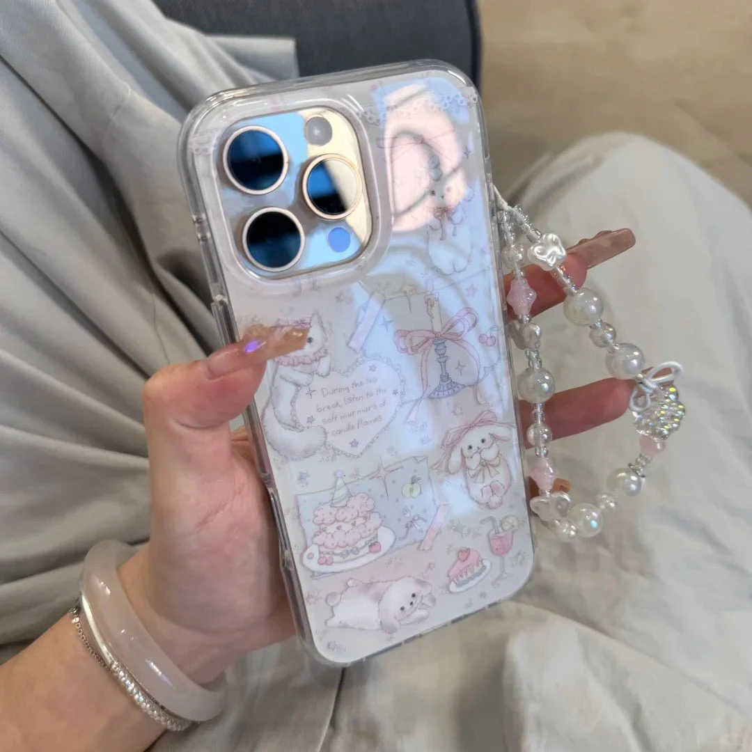 韩风小猫适用苹果16promax手机壳VIVO华为OPPO小米15一加防摔女壳