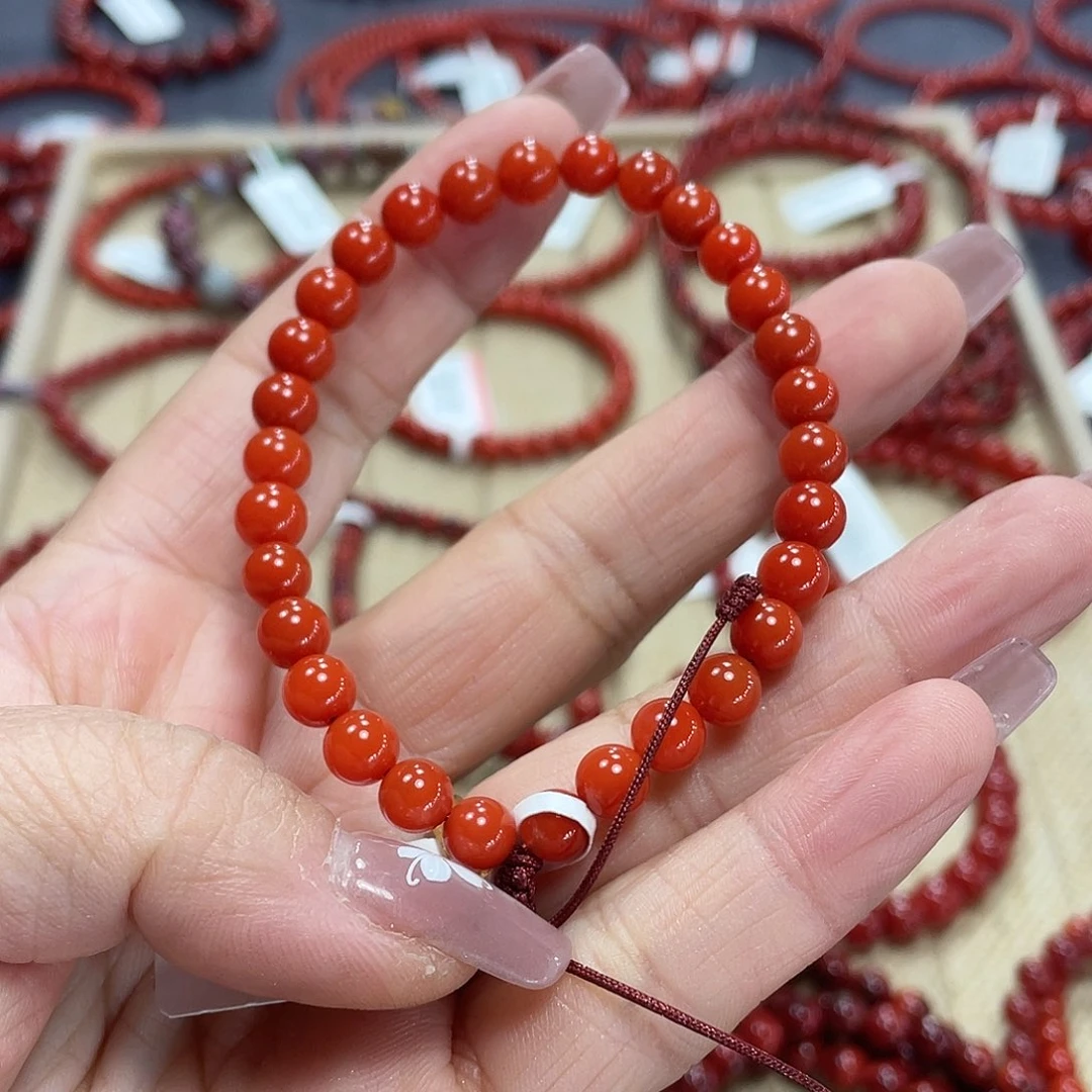 南红玛瑙未镶嵌颈饰