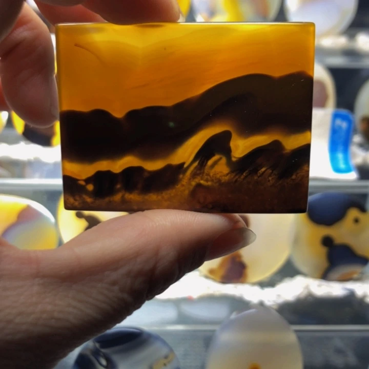 合金玛瑙/玉髓珠宝奇石23