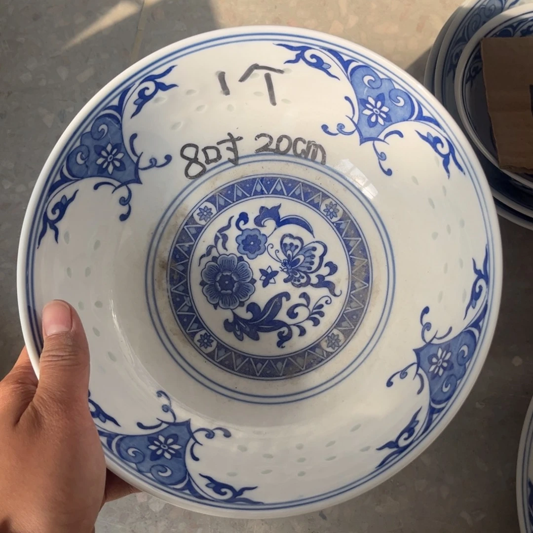 摆件陶景德镇高温细白瓷餐具