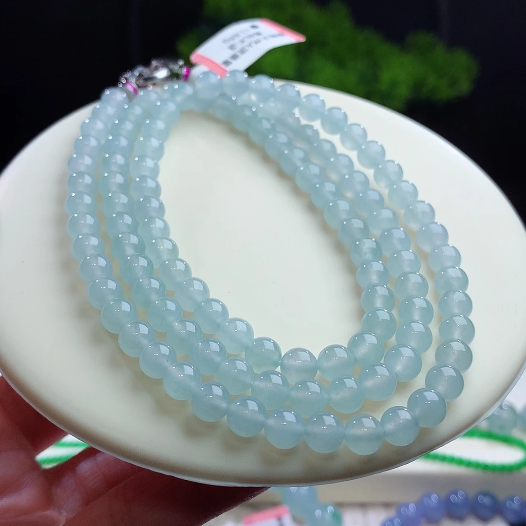 项链未镶嵌翡翠卡6mm