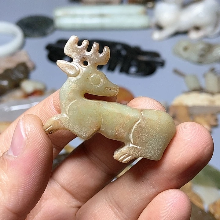 和田玉未镶嵌颈饰180