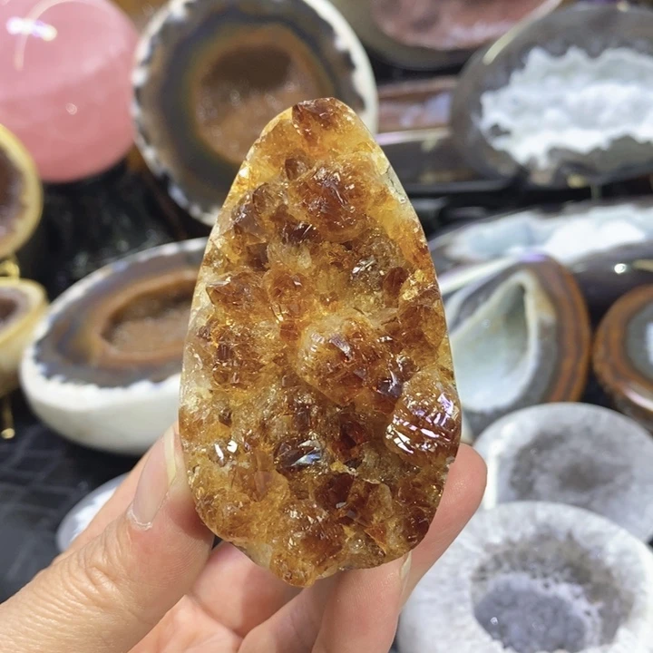 未镶嵌珠宝半成品水晶精抛蛋