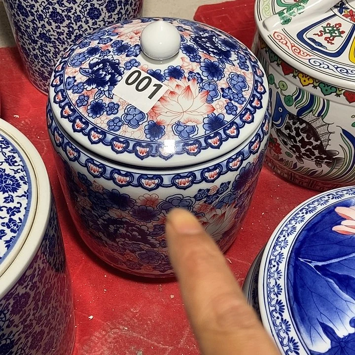 瓷片景德镇陶瓷罐001
