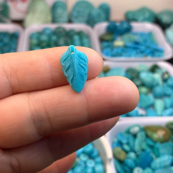 绿松石未镶嵌吊坠(不含链)