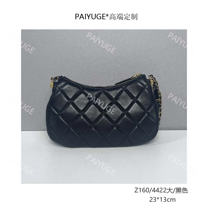 Z160/4422大/黑色 paiyuge高端订制女士手提包单肩包斜挎包1811