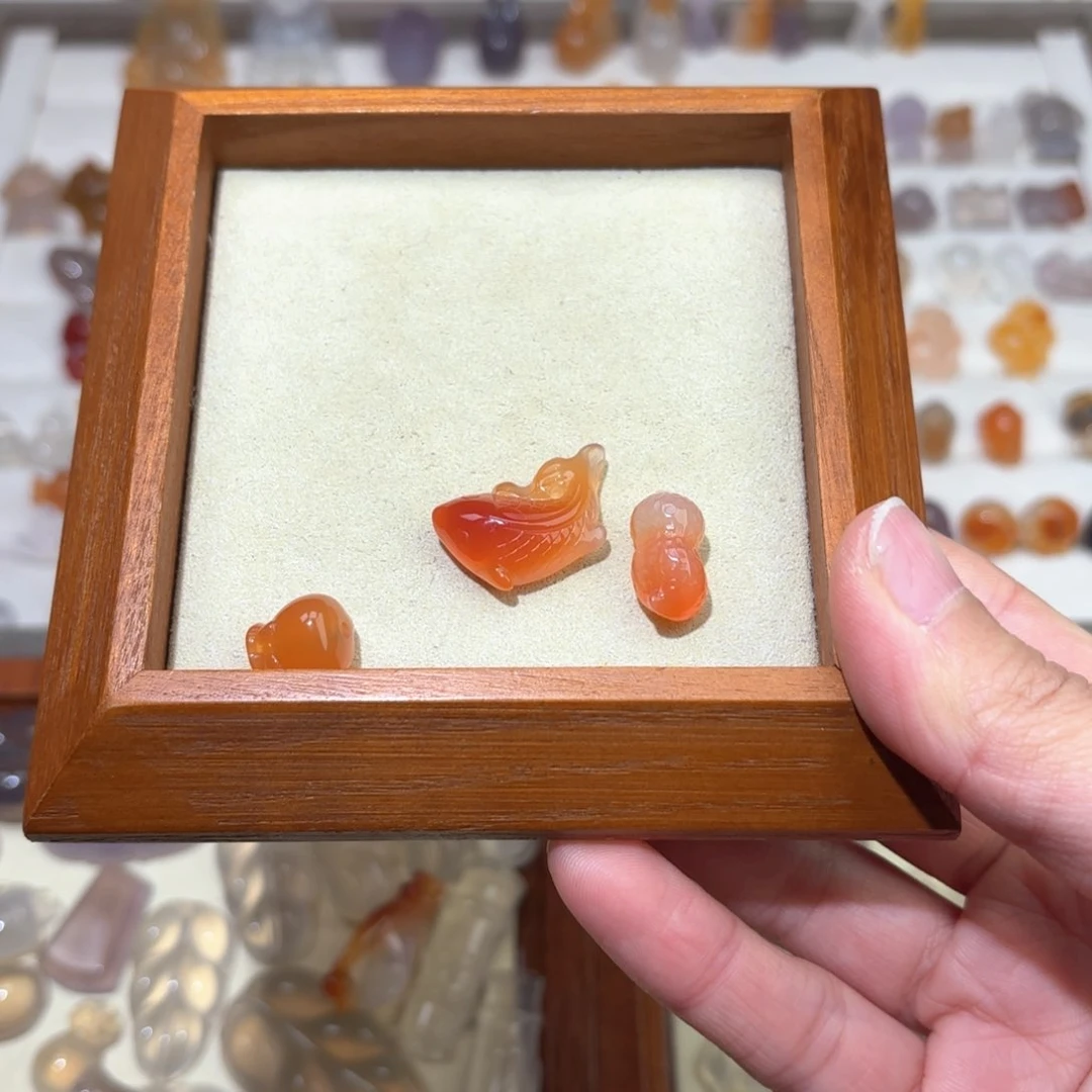 玛瑙/玉髓颈饰未镶嵌橙*熙