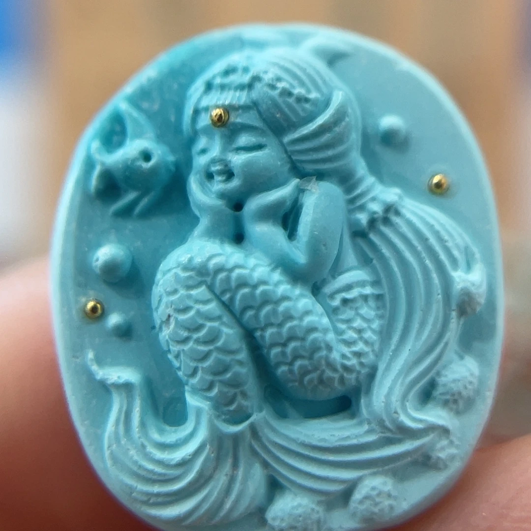 绿松石未镶嵌珠宝奇石