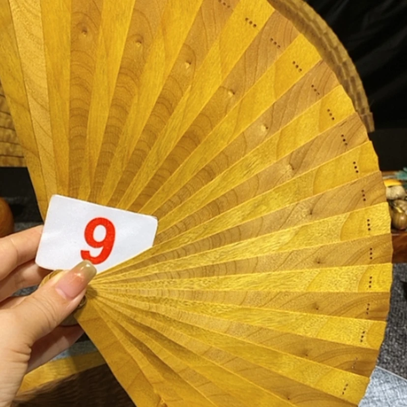 【闪购商品】金丝楠五*哥金丝楠木扇子
