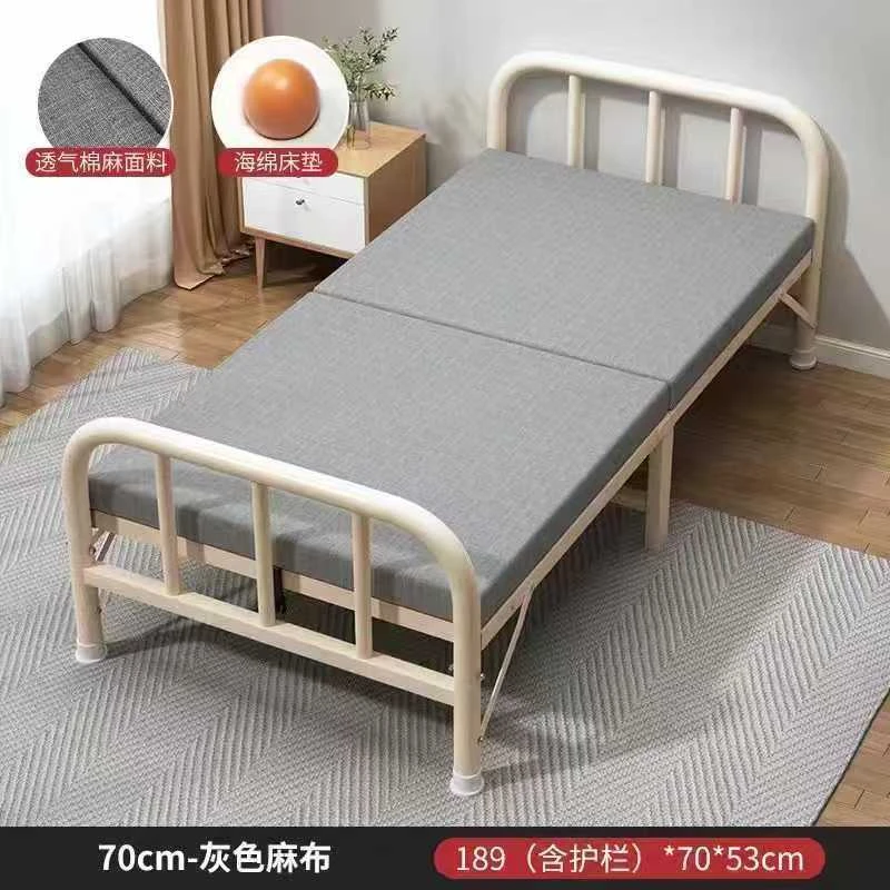 舒适耐用折叠床家用透气海绵床午休床出租房单人床医院折叠陪护床