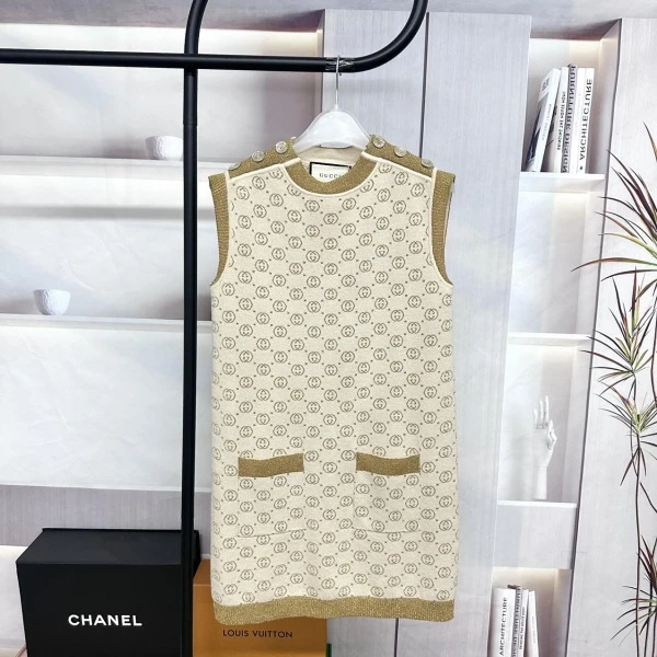 妃鱼/古驰/棉/连衣裙/95新/x零四二七