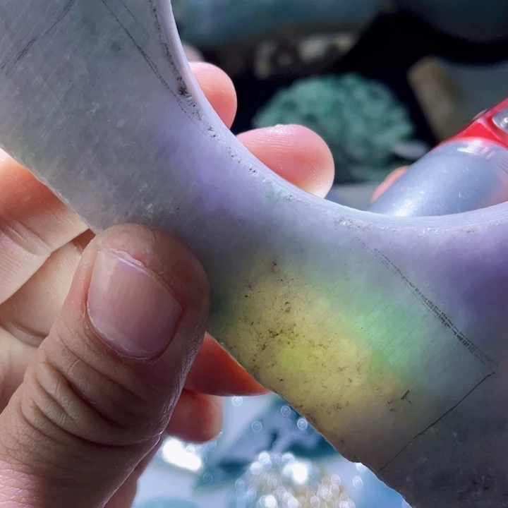 颈饰未镶嵌翡翠天然缅甸翡翠