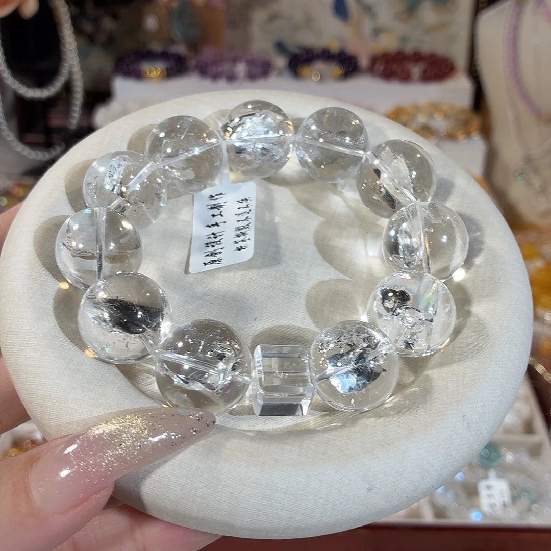 水晶手串未镶嵌爆彩利姆利亚设计款18+