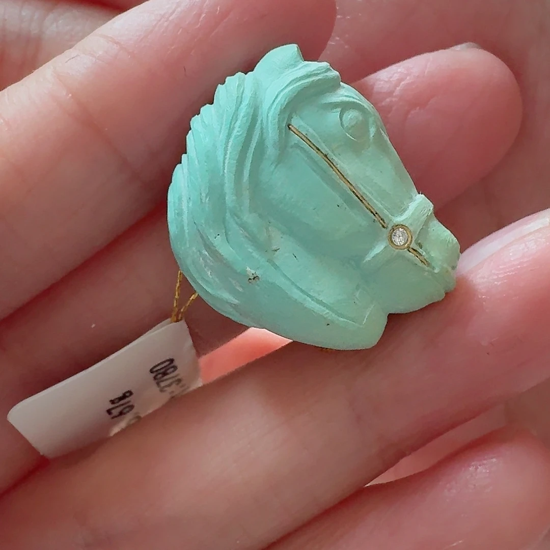 绿松石珠宝奇石未镶嵌