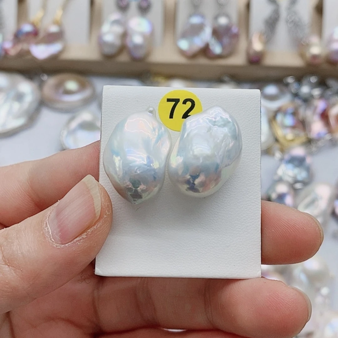 【闪购商品】银S925镶嵌淡水珍珠耳饰5****2