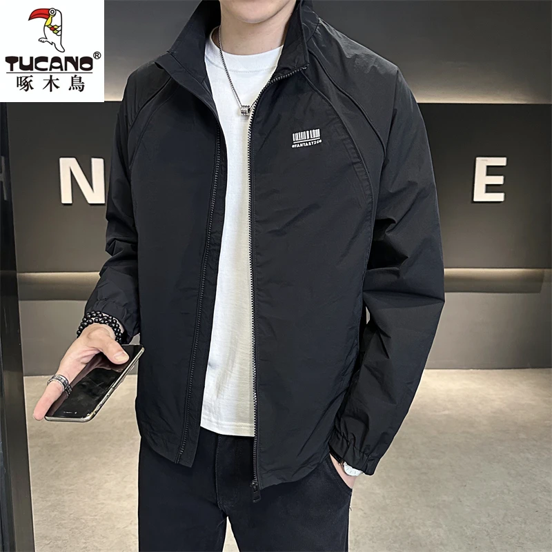 TUCANO/啄木鳥春秋季男士立领夹克休闲潮流时尚百搭青年帅气外套