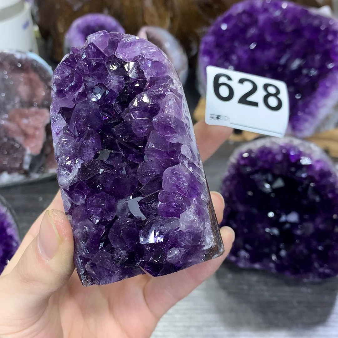 紫晶珠宝半成品未镶嵌628