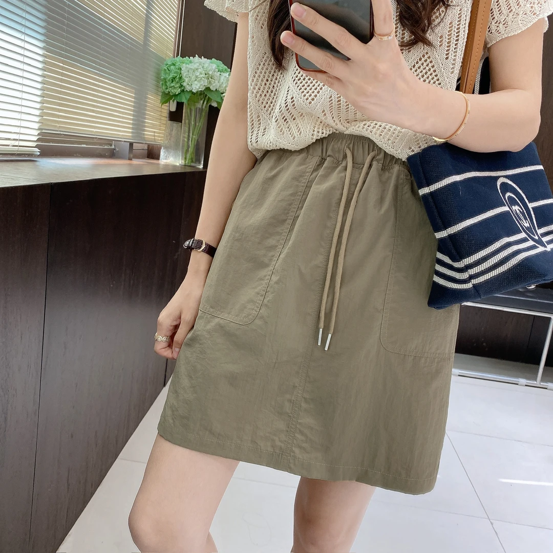 IMFLY金小金自制女装 裙裤DYK2699夏季工装户外运动松紧腰裙裤