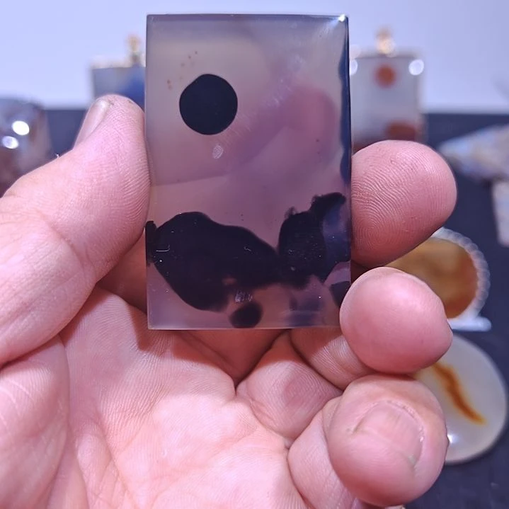 玛瑙/玉髓合金颈饰
