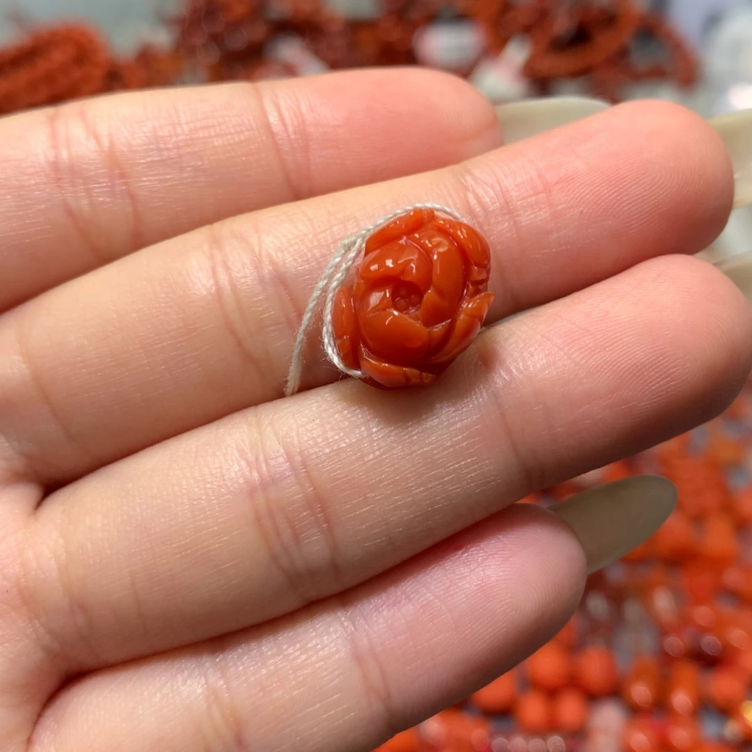 【闪购商品】南红玛瑙牡丹花未镶嵌